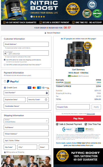  Nitric Boost checkout offer